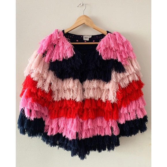 ASOS Sweaters - ASOS Premium Pom Pom Cardigan